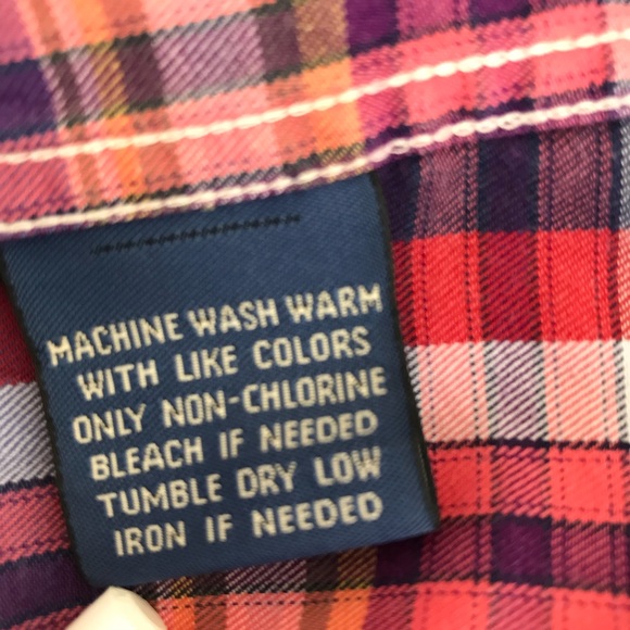 Faconnable Button Down Long Sleeve Plaid Shirt - Picture 5 of 5